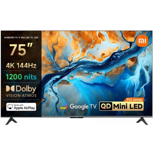 Xiaomi S Mini LED 75" 4K QD-Mini Android Google TV 2025